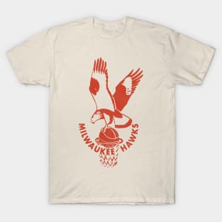 Defunct Milwaukee Hawks Basketball Team T-Shirt